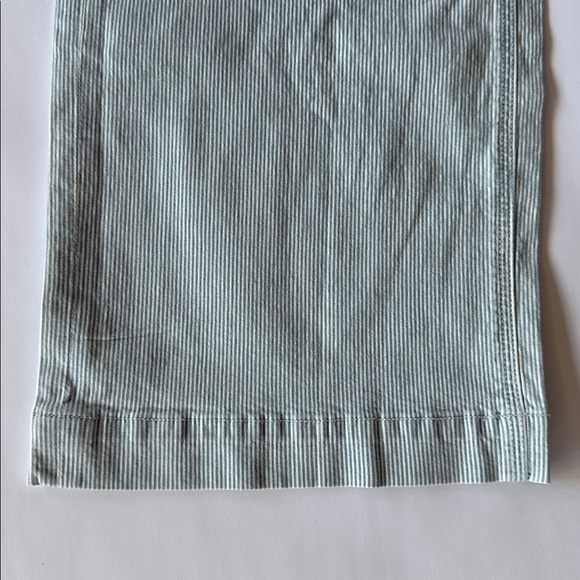 American Eagle AE High Rise Baggy Wide Leg Railroad Stripe Jeans - Picture 3 of 6